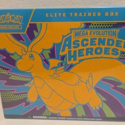 Ascended Heroes pokemon etb sealed Mega Evolution Elite Trainer!!  Sealed