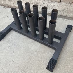 Barbell stands holds 10 barbells Heavy duty 30" X 26"     