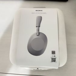 Sony - WH1000XM6- Best Wireless Noise Canceling Headphones - Silver