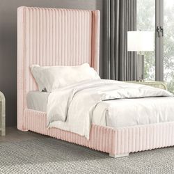 Pink Full & Twin Platform Bed - Atlanta Same Day Delivery 