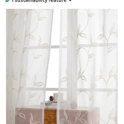 Curtains, sheer and hardware