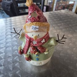 Ceramic Snow Man