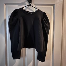 Zara black sweatshirt