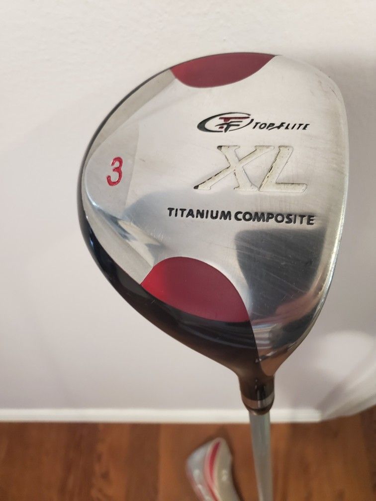 Top Flite XL 3 Wood golf club RH Steel Shaft light wieght designed for women with head cover