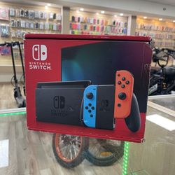 Neon Nintendo Switch Console Financing Deal! $10 To $99 Down Payment! 