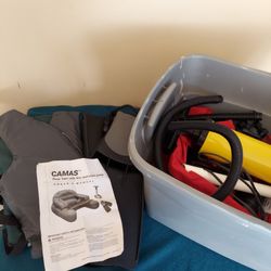 Camas Fishing Float Tube With Fins, Hand Pump, And Life Vest