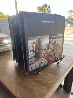 Vintage Metal Vinyl Record Holder