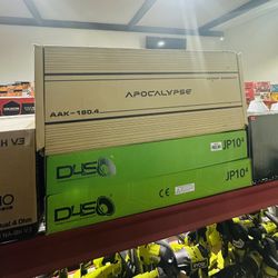 DEAF BONCE APOCALYPSE AAK 180.4 180 WATT X 4 CHANNEL CLASS A/B AMPLIFIER