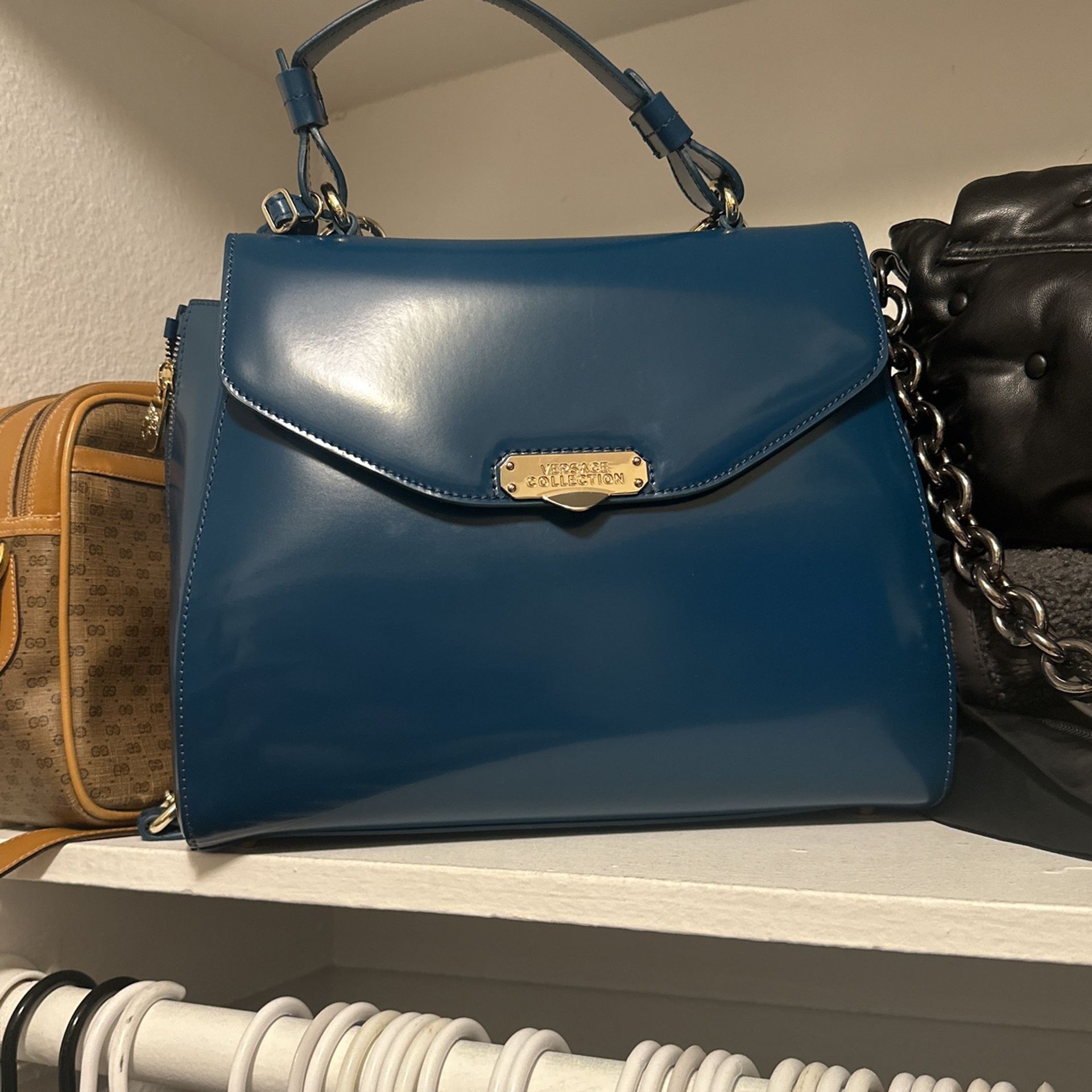Blue Versace Bag