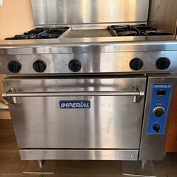 Imperial Gas Stove and Oven with Griddle