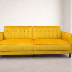 Yellow Futon Couch 