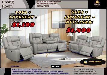 Sofa + love seat