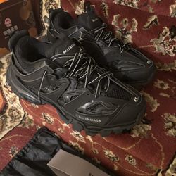 Goat Receipts Balenciaga Track "Triple Black"