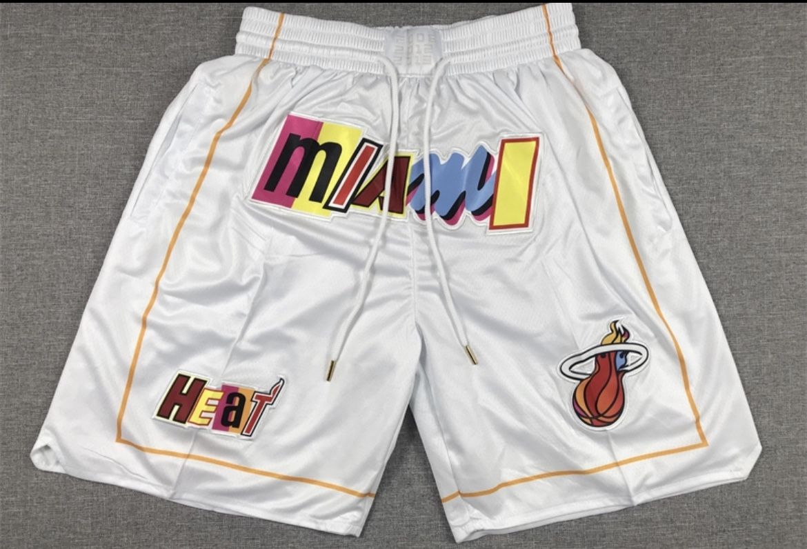 Miami Heat Just Don Shorts Size Medium Or Large