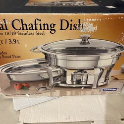 Tramontina Stainless Steel 4.2 Qt. Chafing Dish