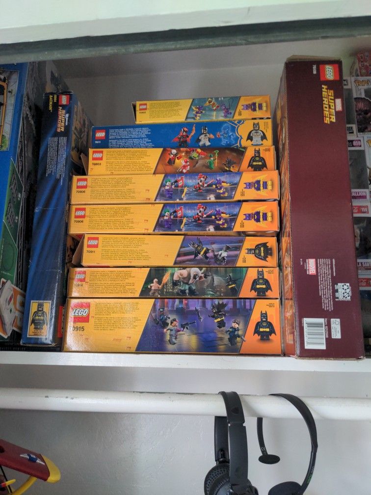Batman And Marvel Lego Empty Boxes