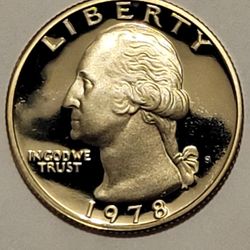  1978 S PROOF  QUARTER