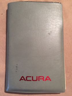 Acura owner manual