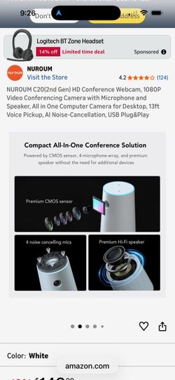 Webcam conference
