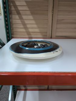 Japanese flower arrangement dish shallow bowl