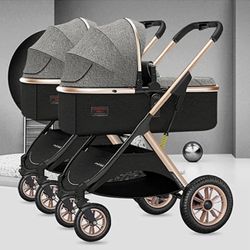 BRAND NEW Luxury Twin Bassinet Stroller — Paid $700, Selling for $420