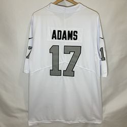 Raiders White ADAMS jersey 