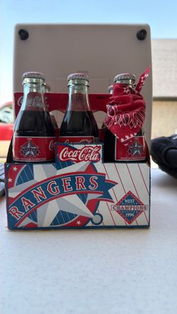 Six pack Coca Cola TEXAS RANGERS 1996
