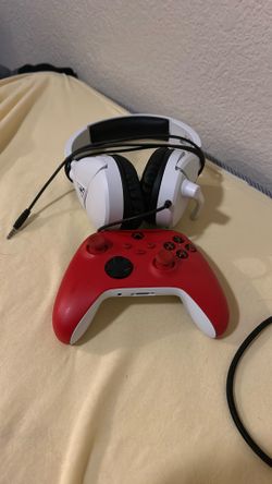 xbox controller and headset