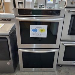 💖 Kitchen Aid Stainless Electric Double Oven - Warranty Included 