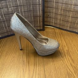 Glittering Platform High Heel Pumps - Size 6 - Reduced