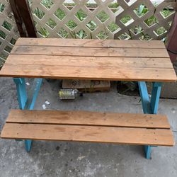 Kids Wooden Bench 