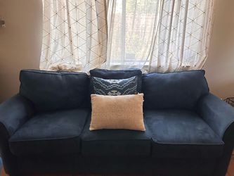 Navy Blue Sofa Set
