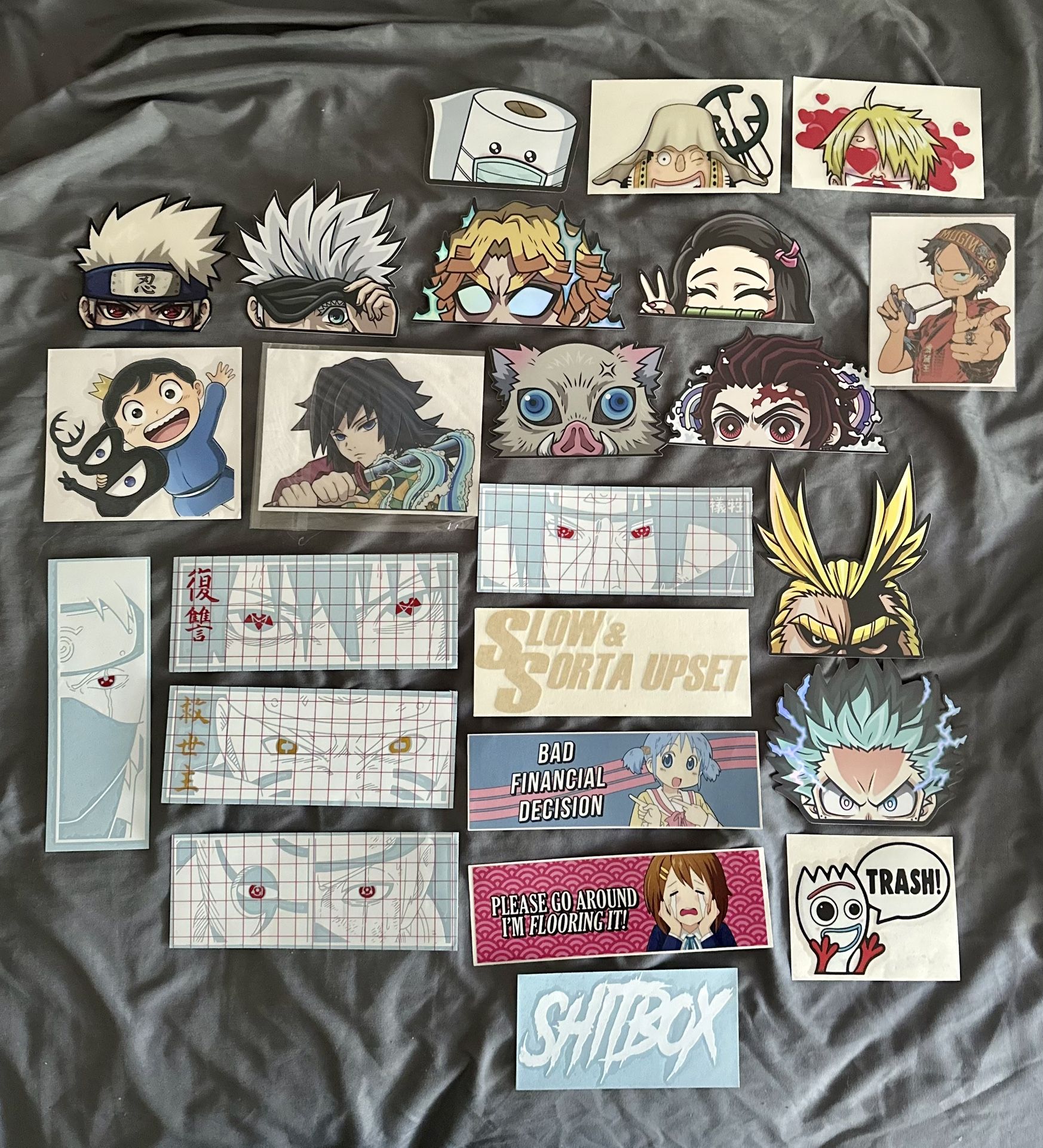 CAR DECAL/STICKERS ANIME
