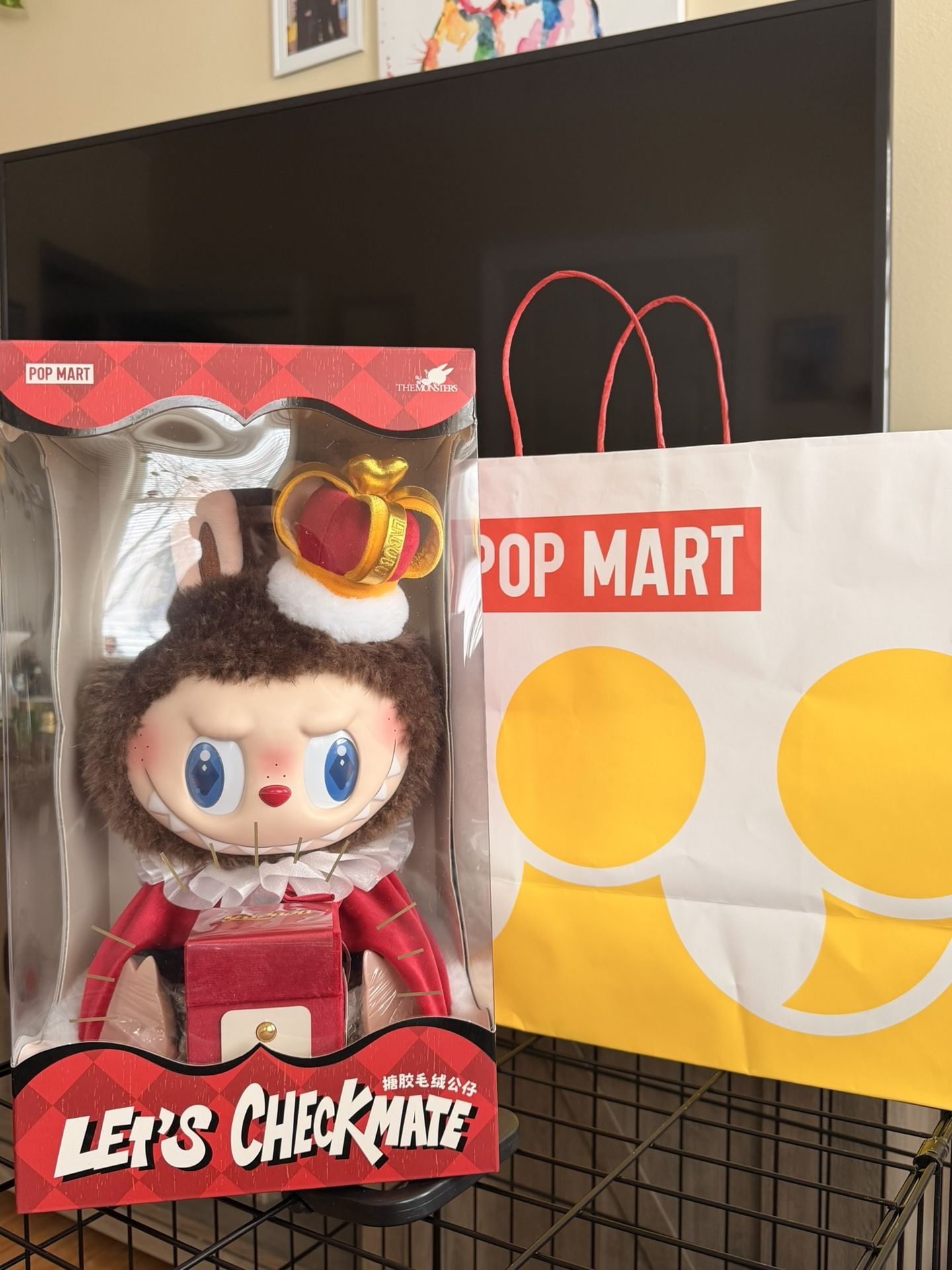 THE MONSTERS Let's Checkmate Series- Vinyl Plush