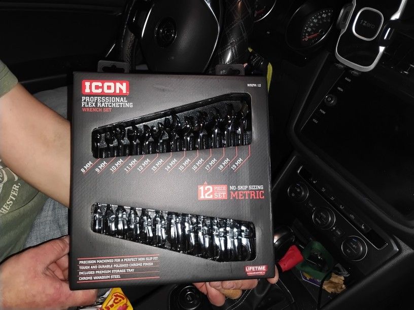 Icon Professional Flex Ratcheting Wrench Set