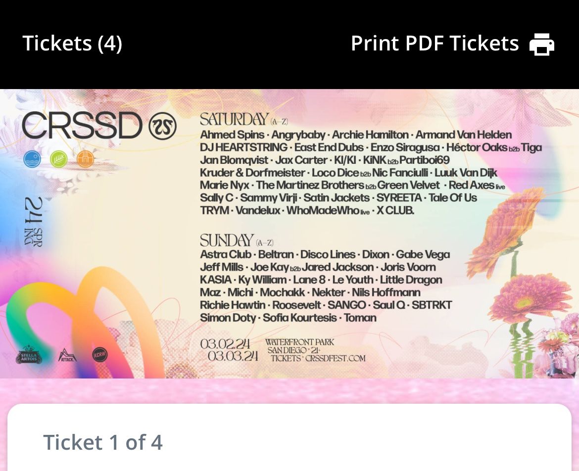 Sunday Ticket