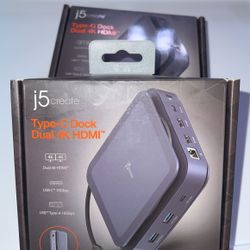 Type C Dock Dual 4k HDMI