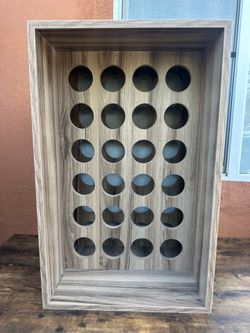 25‑Bottle Wooden Wine Rack (pickup & delivery)
