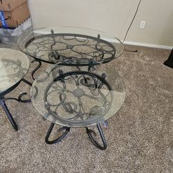 Coffee Table & Two End Tables