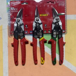 Milwaukee Aviation Snips Set