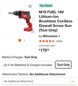 Milwaukee Drywall Screw Gun