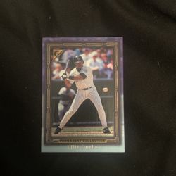Ellis Burka Topps Gallery Permanent Collection Baseball Card