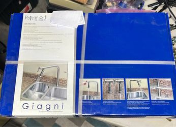Giagni Pivot SK102-SS Kitchen Faucet