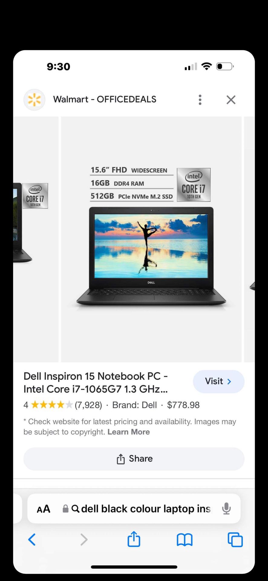 Dell Notebook Pc Computer 