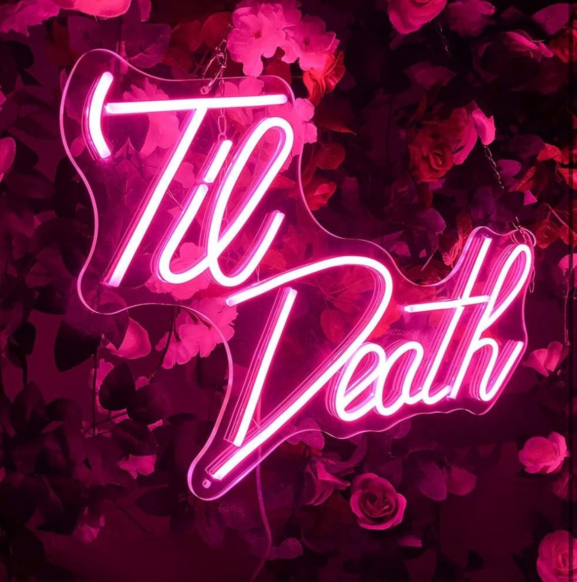 TIL Death wedding/engagement Sign