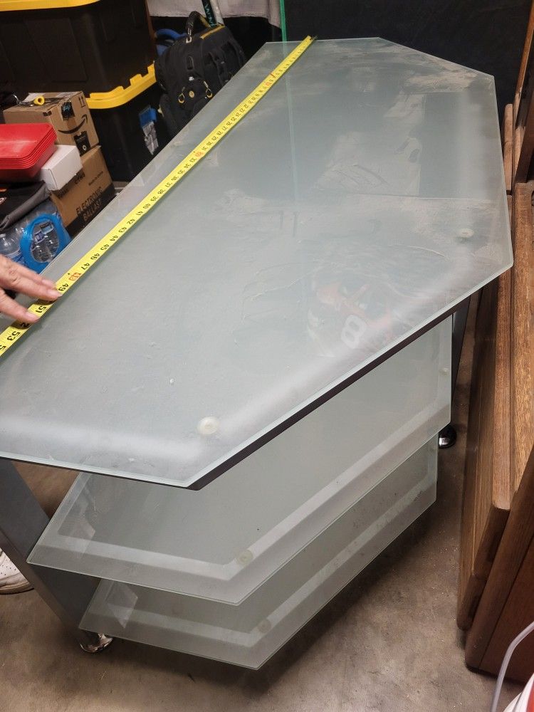 Glass TV Stand