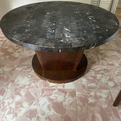 Stone Top Dining Table