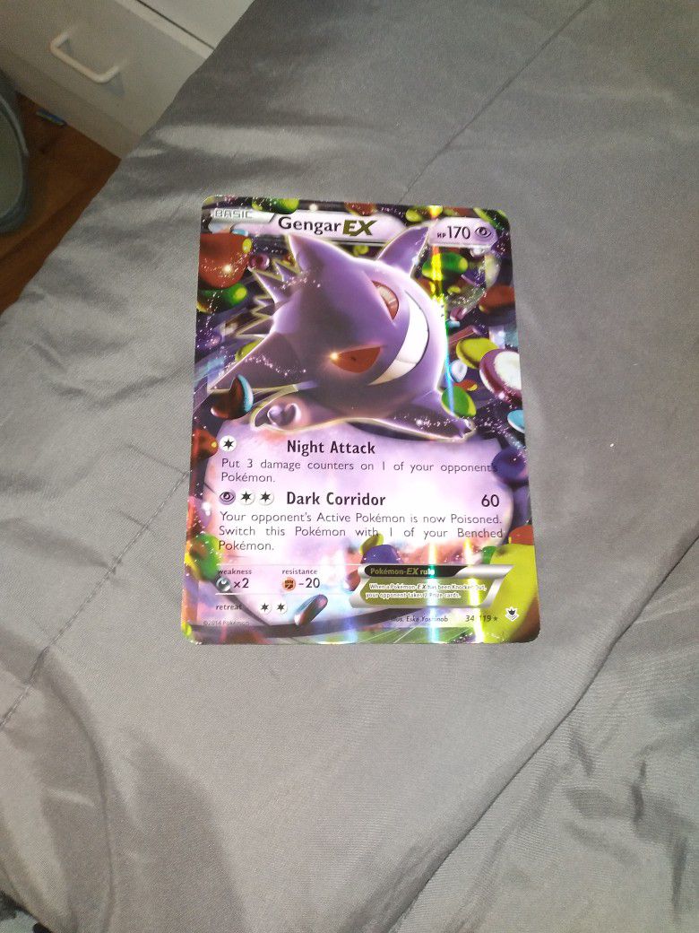 Pokémon Card Gengar Ex 