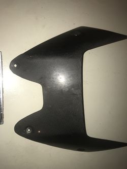 Bottom oil belly pan trim cowl fairing (carbon fiber) fits 07-11 zx 14