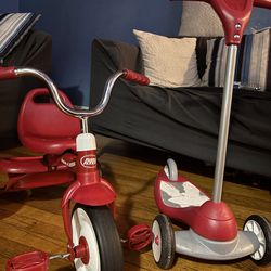 Toddler bike and scooter